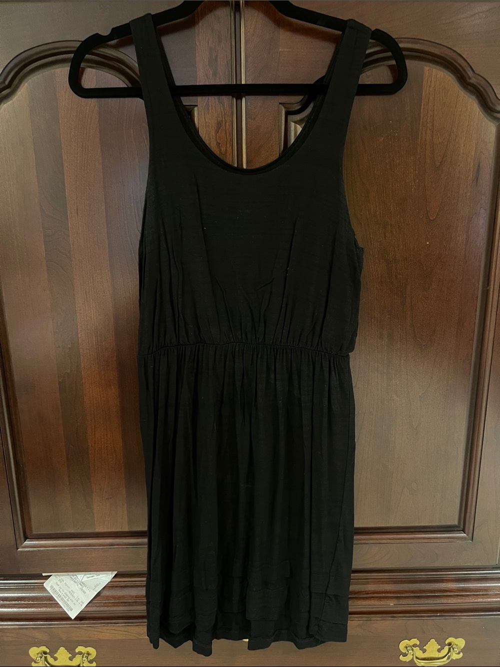 Lush Classic Black Sleeveless Women’s Dress tank style sleeveless
